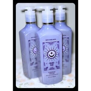 Bath & Body Works Mojave Plum 8 fl oz Cleansing Gel Hand Soap x3